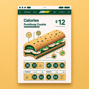 Subway Footlong Cookie Calories