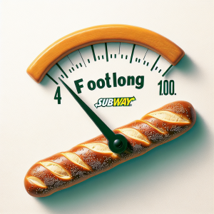 Subway Footlong Pretzel Calories