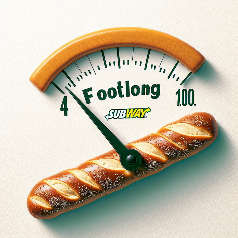 Subway Footlong Pretzel Calories