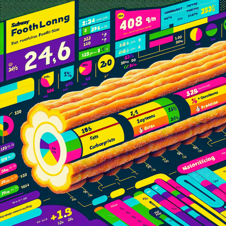 Subway Footlong Churro Calories