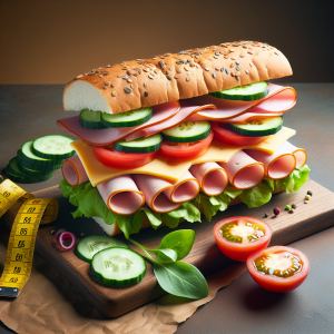 Subway All American Club Calories