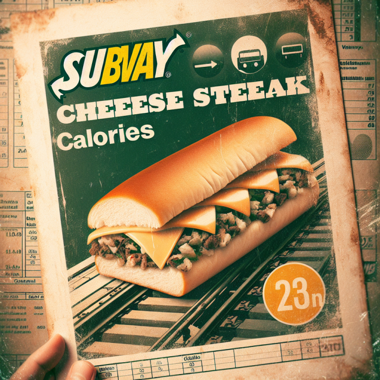 Subway Cheesesteak Calories