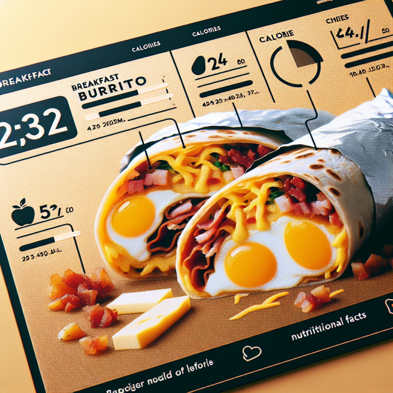 Burger King Breakfast Burrito Calories