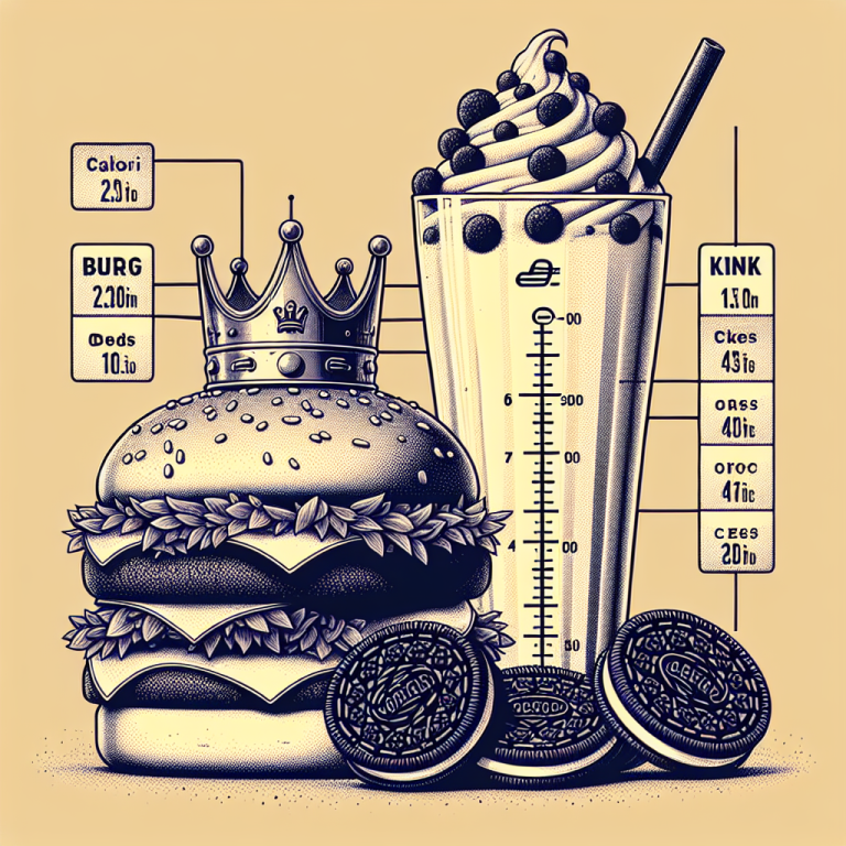 Burger King Oreo Shake Calories