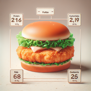 Chicken Jr Burger King Calories