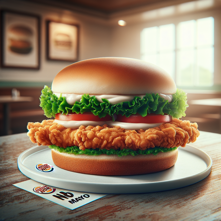 Burger King Original Chicken Sandwich (No Mayo Calories)