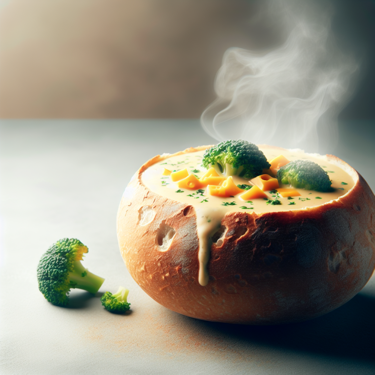 Panera Broccoli Cheddar Soup Bread Bowl Calories