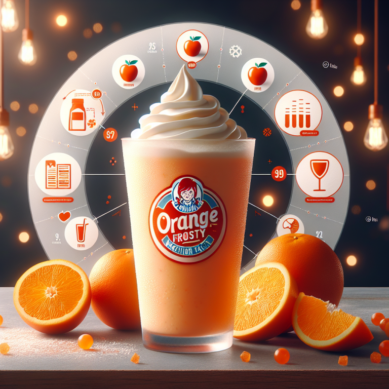 WendyʼS Orange Frosty Nutrition Facts