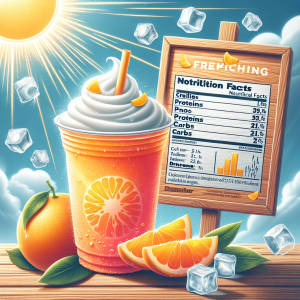 WendyʼS Orange Dreamsicle Frosty Nutrition Facts