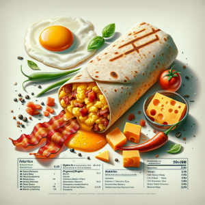 Wendyʼs Breakfast Burrito Nutrition Information