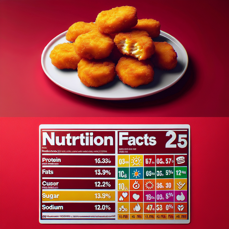 WendyʼS Nuggets Nutrition Facts