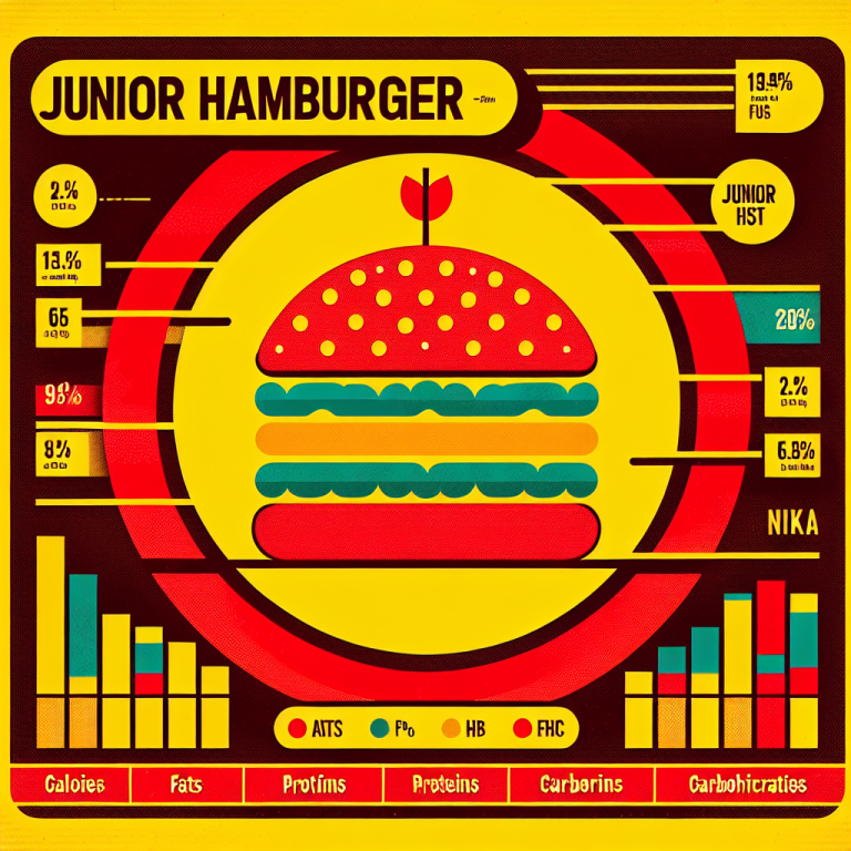 WendyʼS Jr Hamburger Nutrition