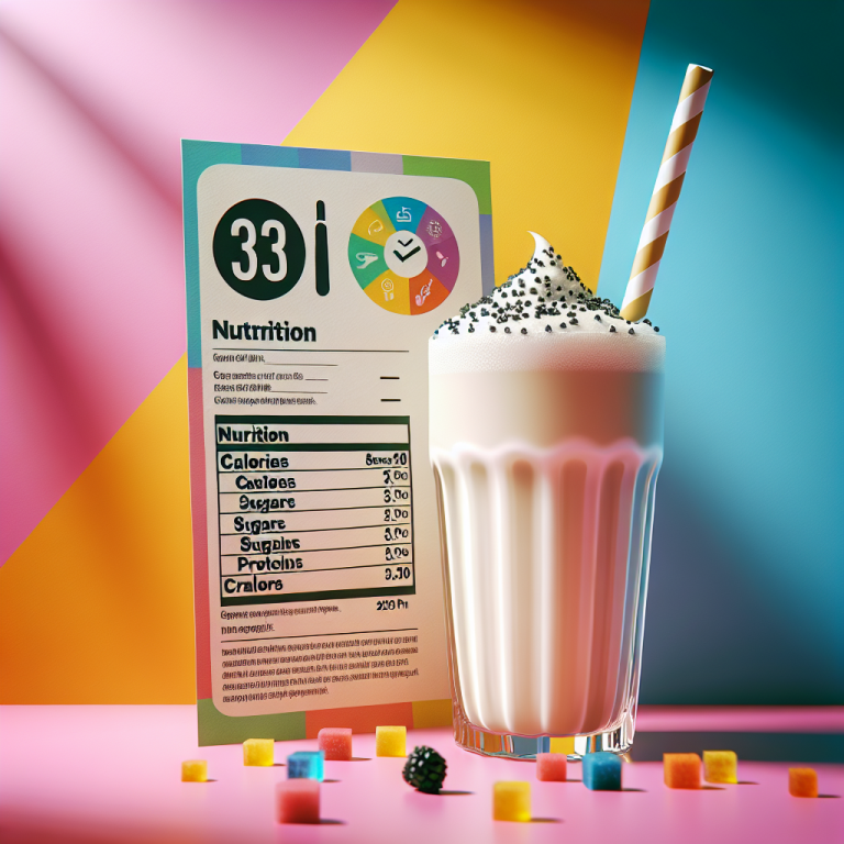 Baskin Robbins Shake Nutrition Facts