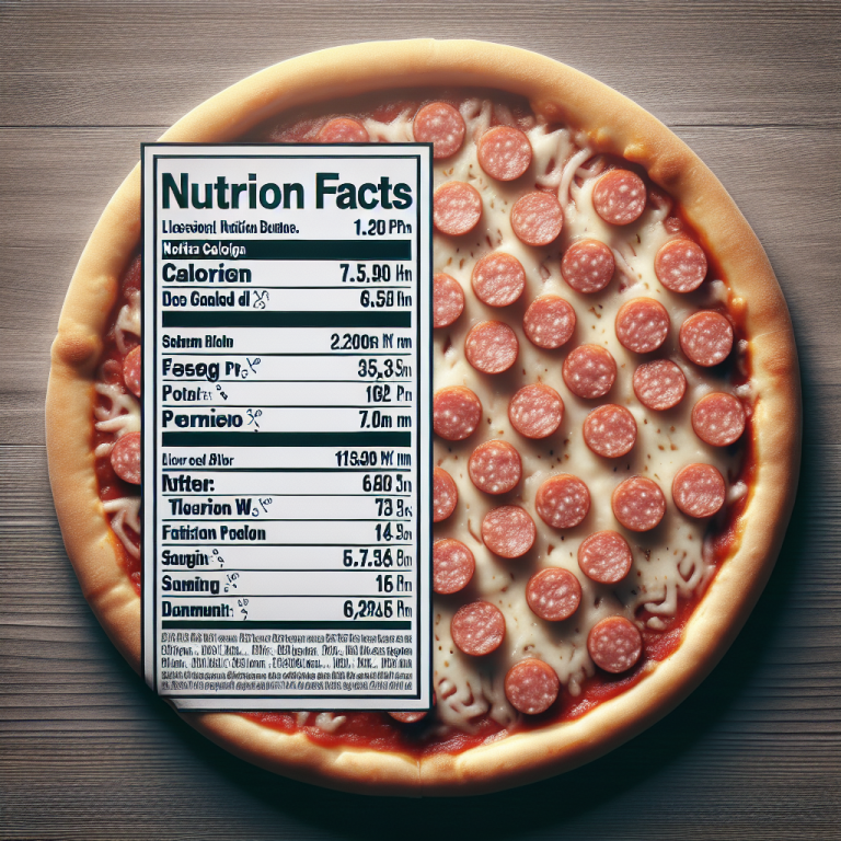 Dominos Medium Sausage Pizza Calories