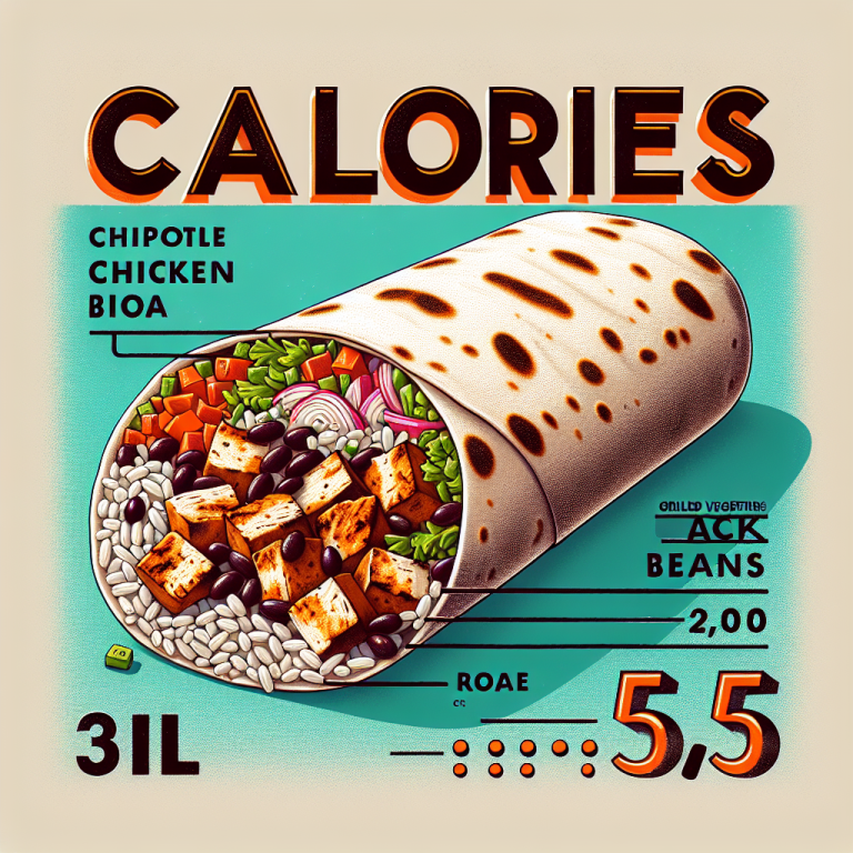 Chipotle Chicken Burrito Calories