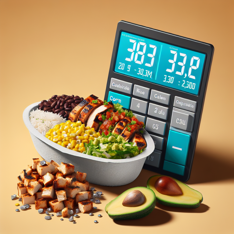 Average Chipotle Bowl Calories