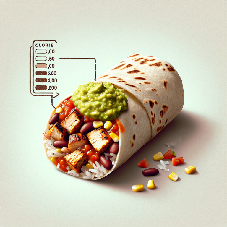 How Many Calories In A Burrito Chipotle