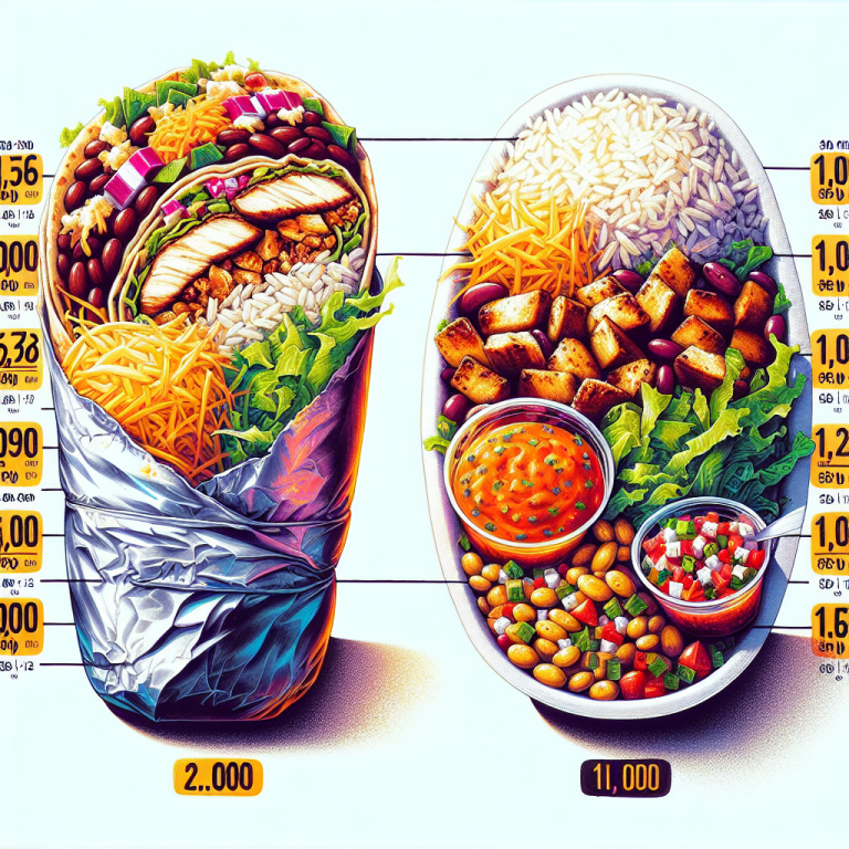 Chipotle Burrito Vs Bowl Calories