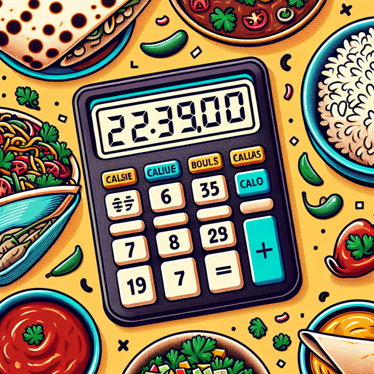 Chipotle Calories Calc