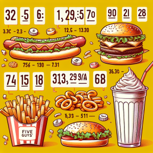 Five Guys Menu Calories