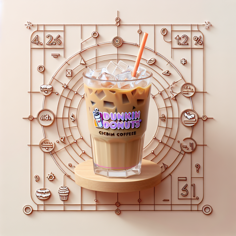 Dunkin Donuts Iced Coffee Calories