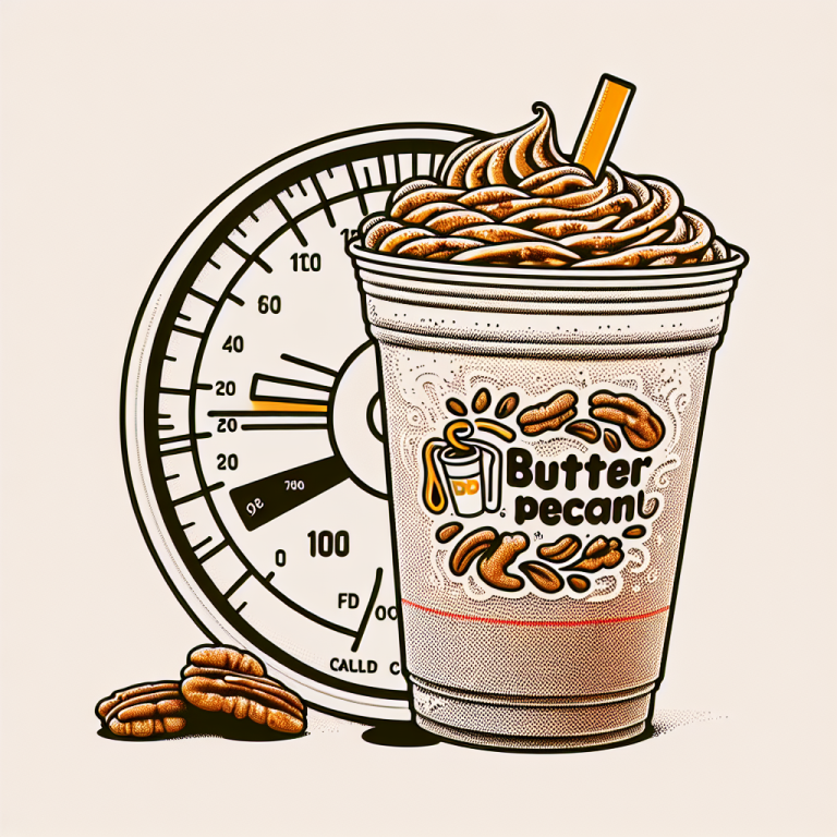 Butter Pecan Swirl Dunkin Calories