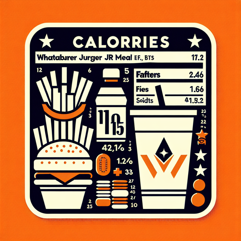 Whataburger Jr Meal Calories