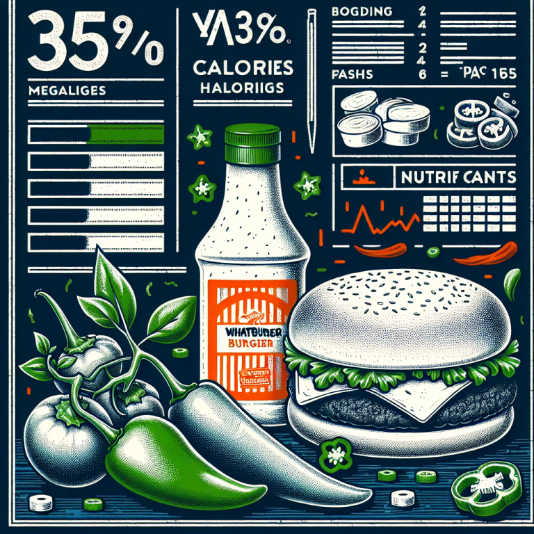 Whataburger Jalapeno Ranch Calories