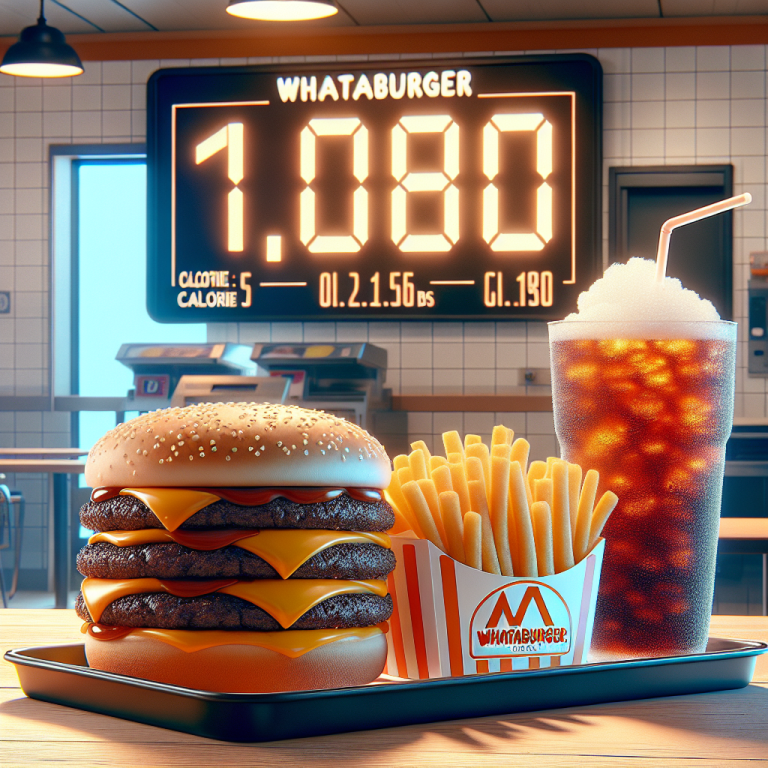 Triple Whataburger Calories