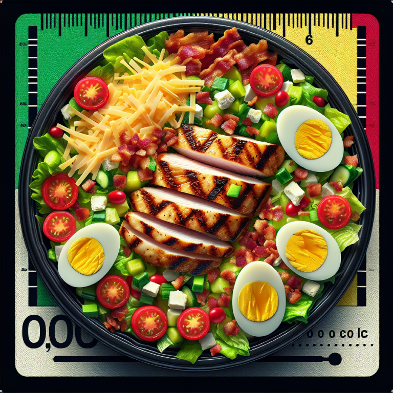 Zaxbyʼs Grilled Cobb Salad Calories