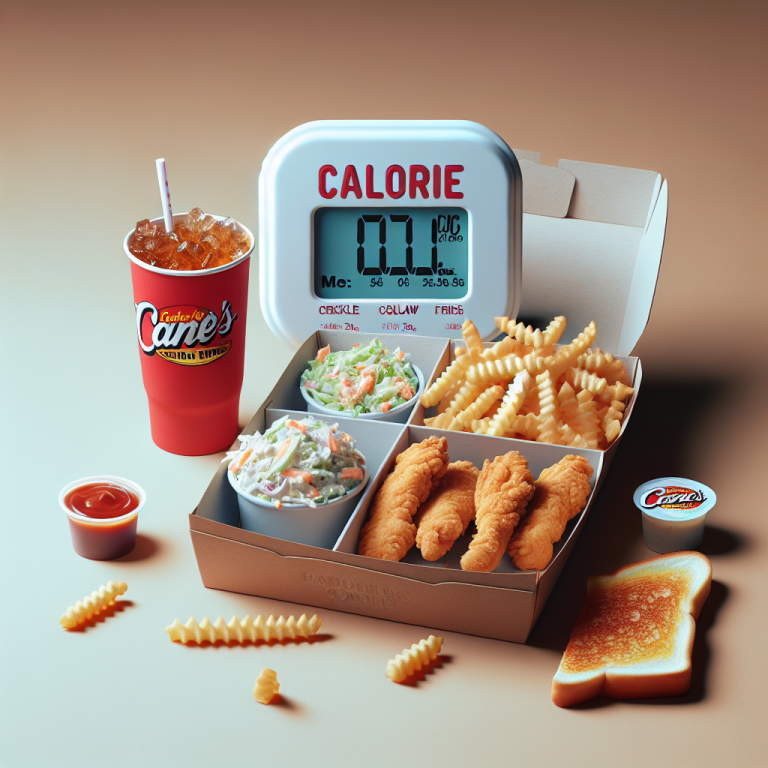 How Many Calories Are In A Raising Caneʼs Box Combo