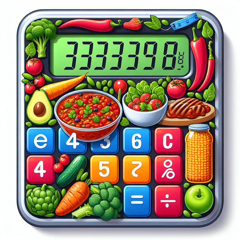 ChiliʼS Calories Calculator