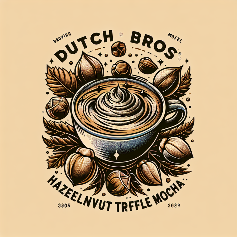 Hazelnut Truffle Mocha Dutch Bros Calories