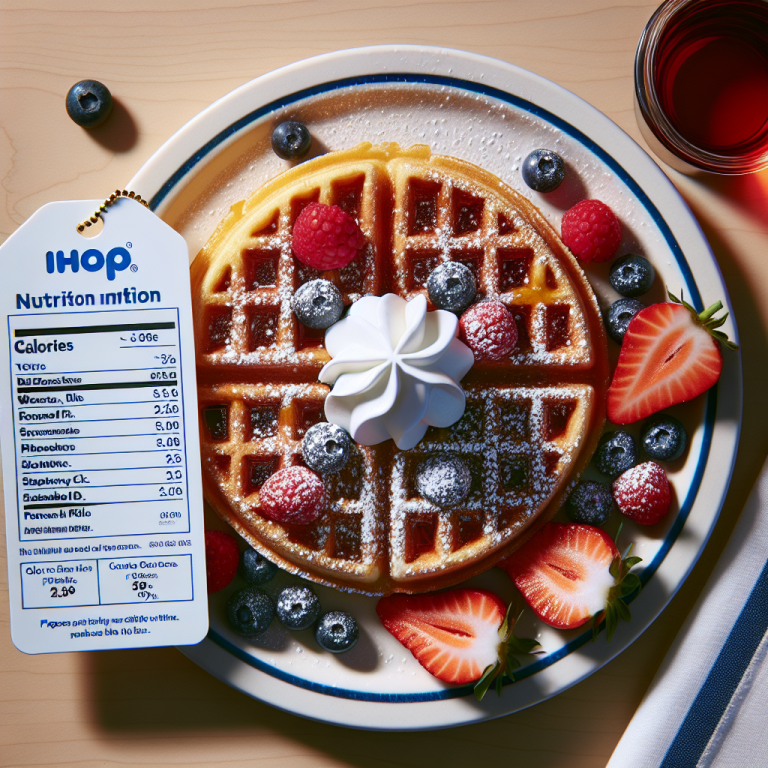 Calories In Ihop Waffle