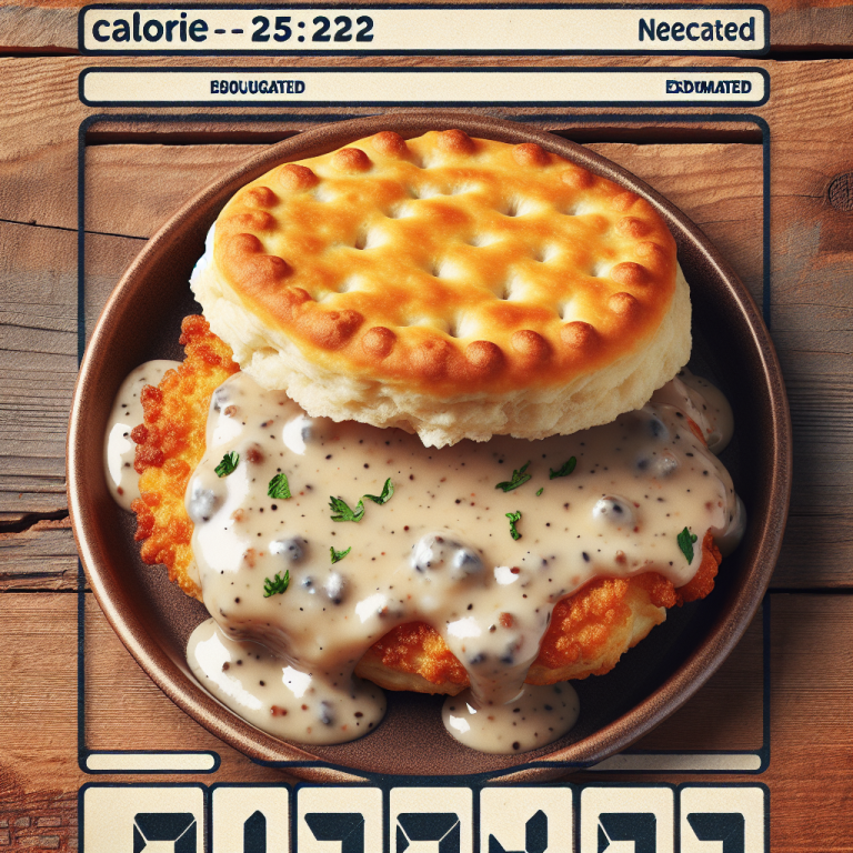 Calories In Bojangles Biscuit And Gravy