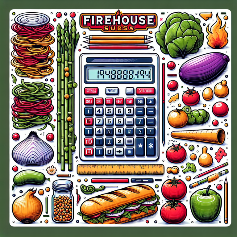 Firehouse Subs Calories Calculator