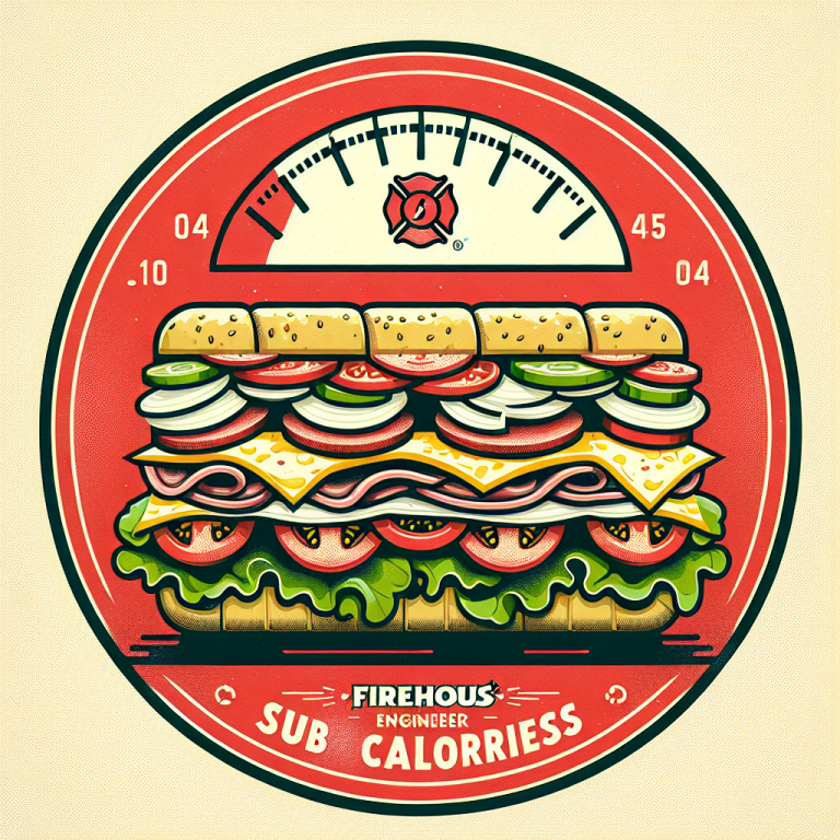 Firehouse Engineer Sub Calories