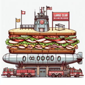 Large Club On A Sub Firehouse Calories